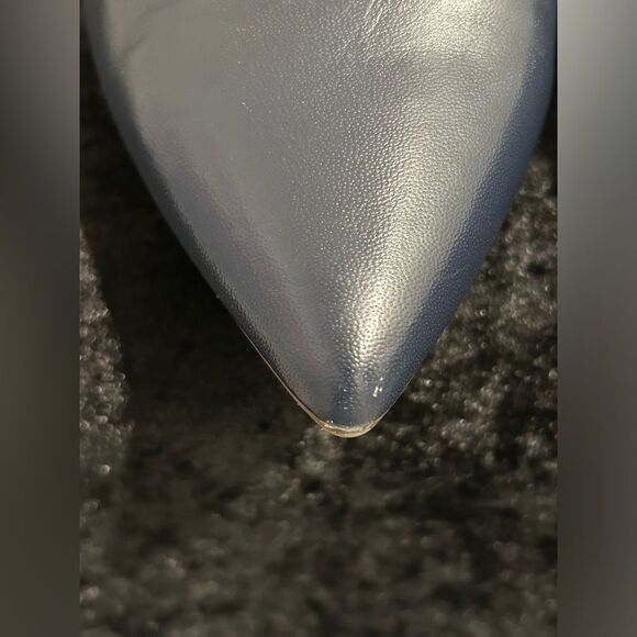 Anne Klein Iflex Navy Blue Leather Pumps Size 6.5 M - Picture 4 of 10